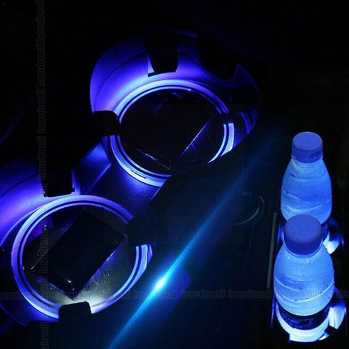 Solar blue led light cup - blue,