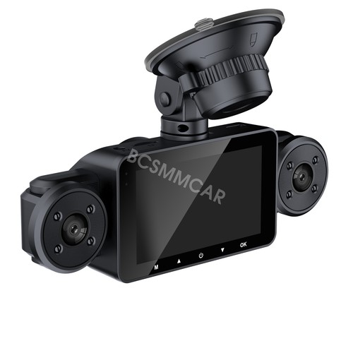 Channel dash cam 3in car - cam,