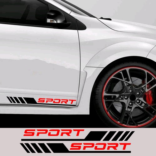 Pair car door side sport - pair,