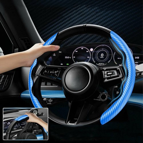 Carbon fiber look - 2x, blue
