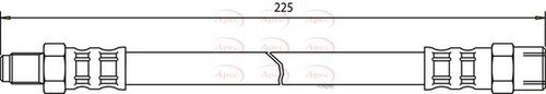 Apec brake hose outer rear - apec,