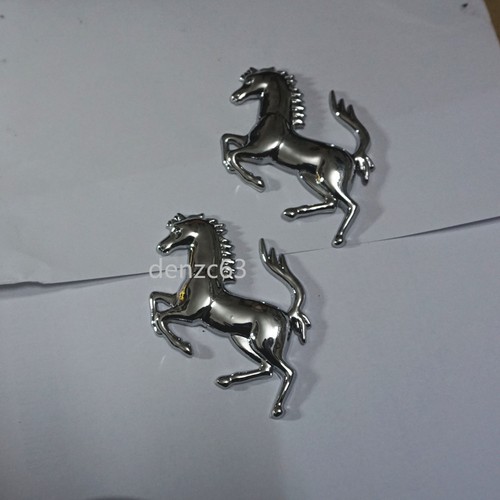 Right silver chrome horse - chrome,