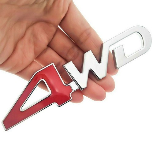 Metal 4wd logo emblem badge - logo,