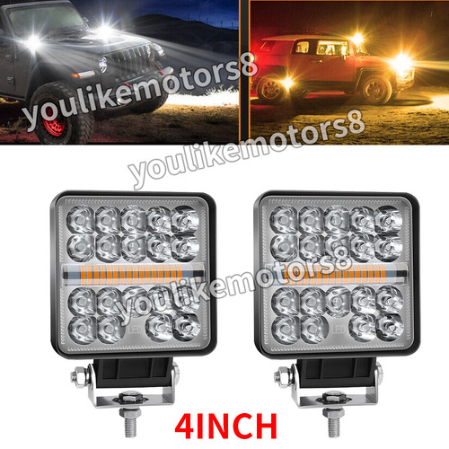 Car amber white - white, led
