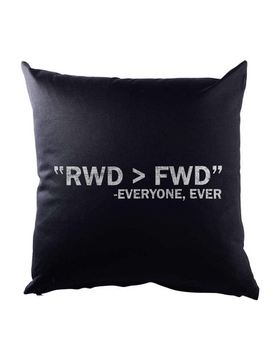 Rwd fwd cushion pillow race - cushion,