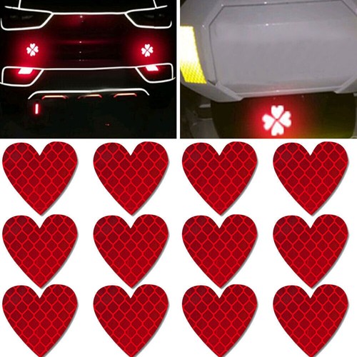 12pcs red reflective sticker - 12pcs,