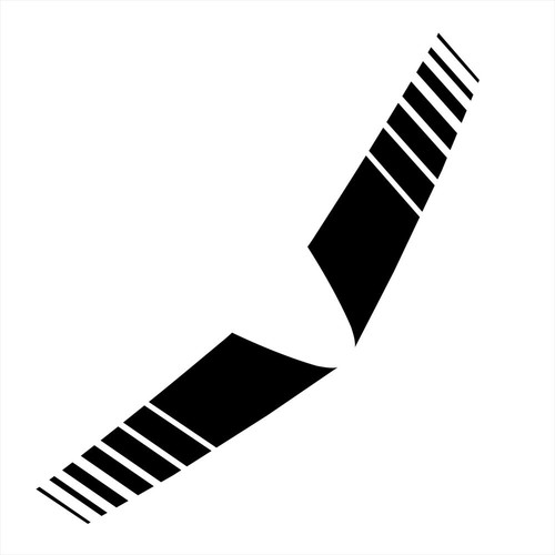 Racing hood stripes decal - racing,