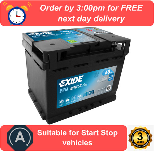 El600 exide efb - efb, car