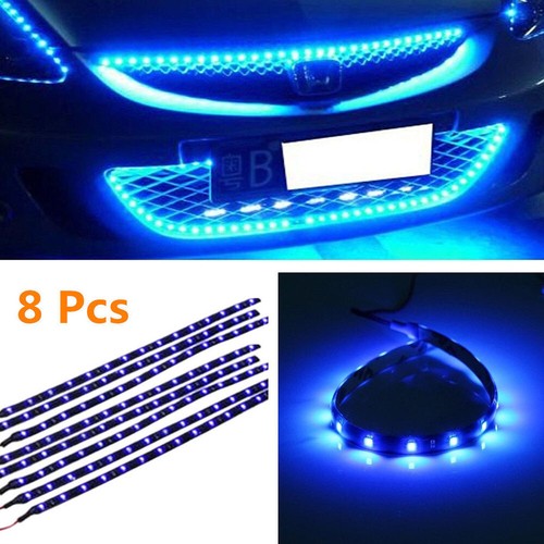 8pcs 12v blue led - 12v, smd